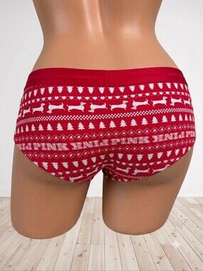 PINK VS CHRISTMAS PANTY UNDERWEAR Shortie HOLIDAYS Xl